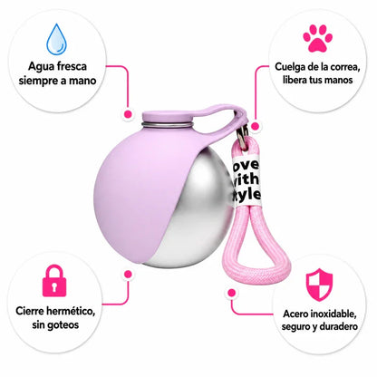 Gourde Nomade™ — Distributeur d'Eau Portable pour Chien