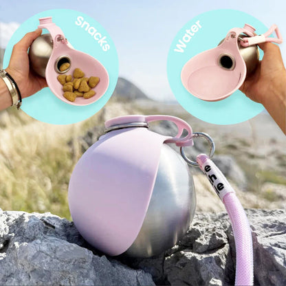 Gourde Nomade™ — Distributeur d'Eau Portable pour Chien