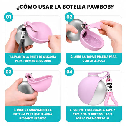 Gourde Nomade™ — Distributeur d'Eau Portable pour Chien